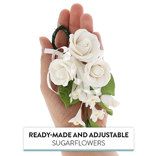 Miniatura 7 de Global Sugar Art Chef Alan Tetreault - Espray para pastel de azúcar rosa, blanco, 2 unidades