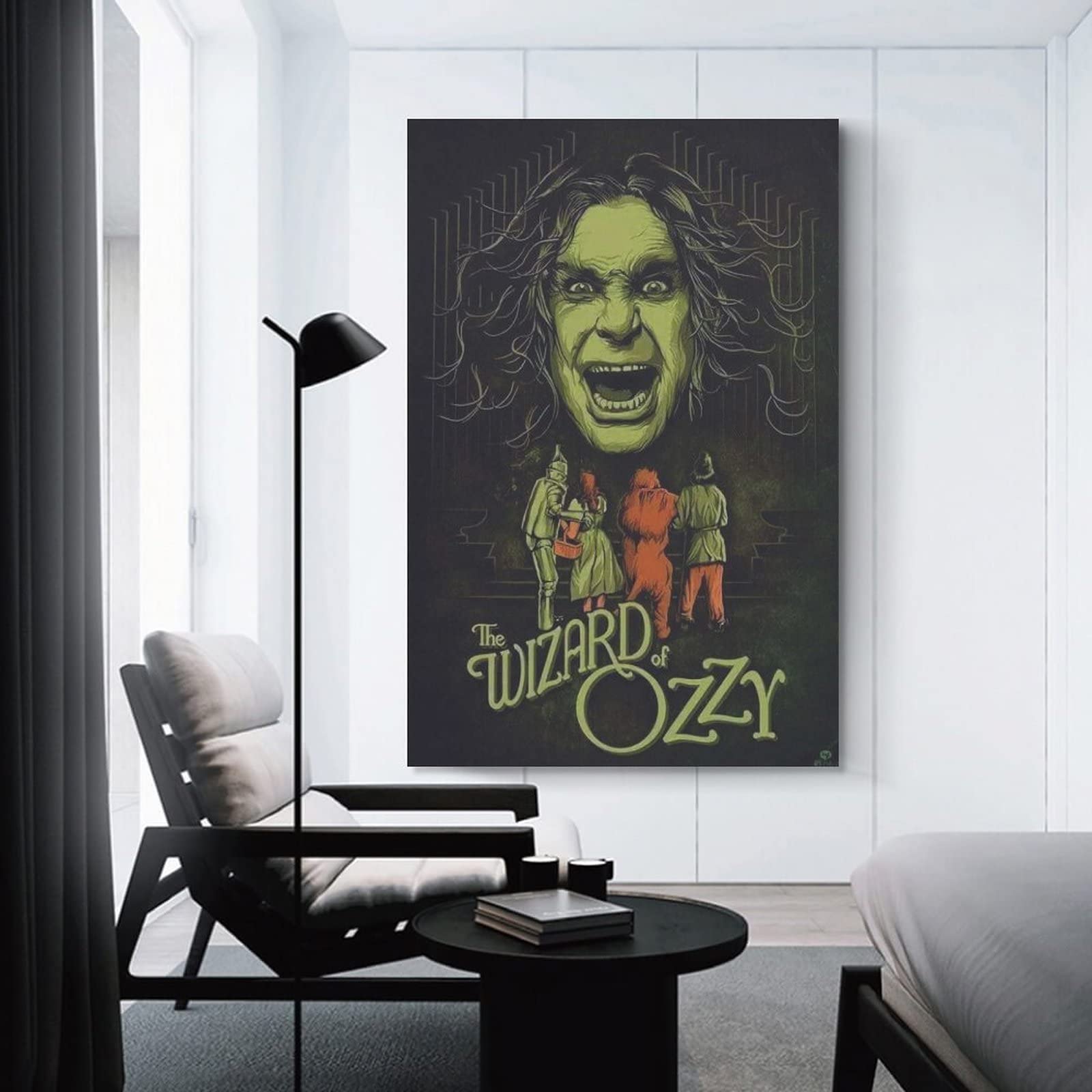Poster Toile Ozzy Osbourne - Déco Murale Musicale 30 X 45 Cm (sans Cadre) - 12