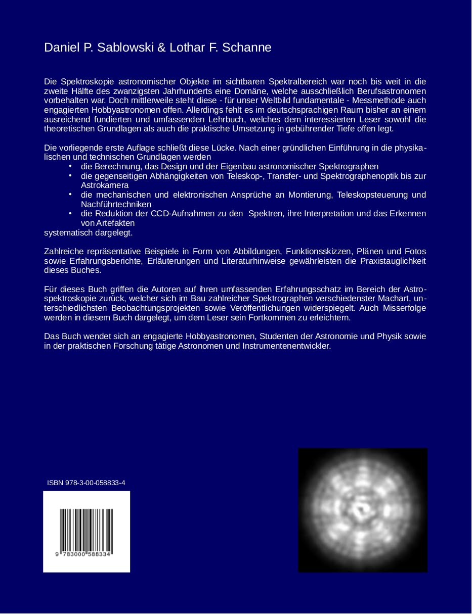 Astrophysikalische Instrumentierung und Messtechnik für die Spektroskopie: Theorie, Praxis, Technik und Beobachtung