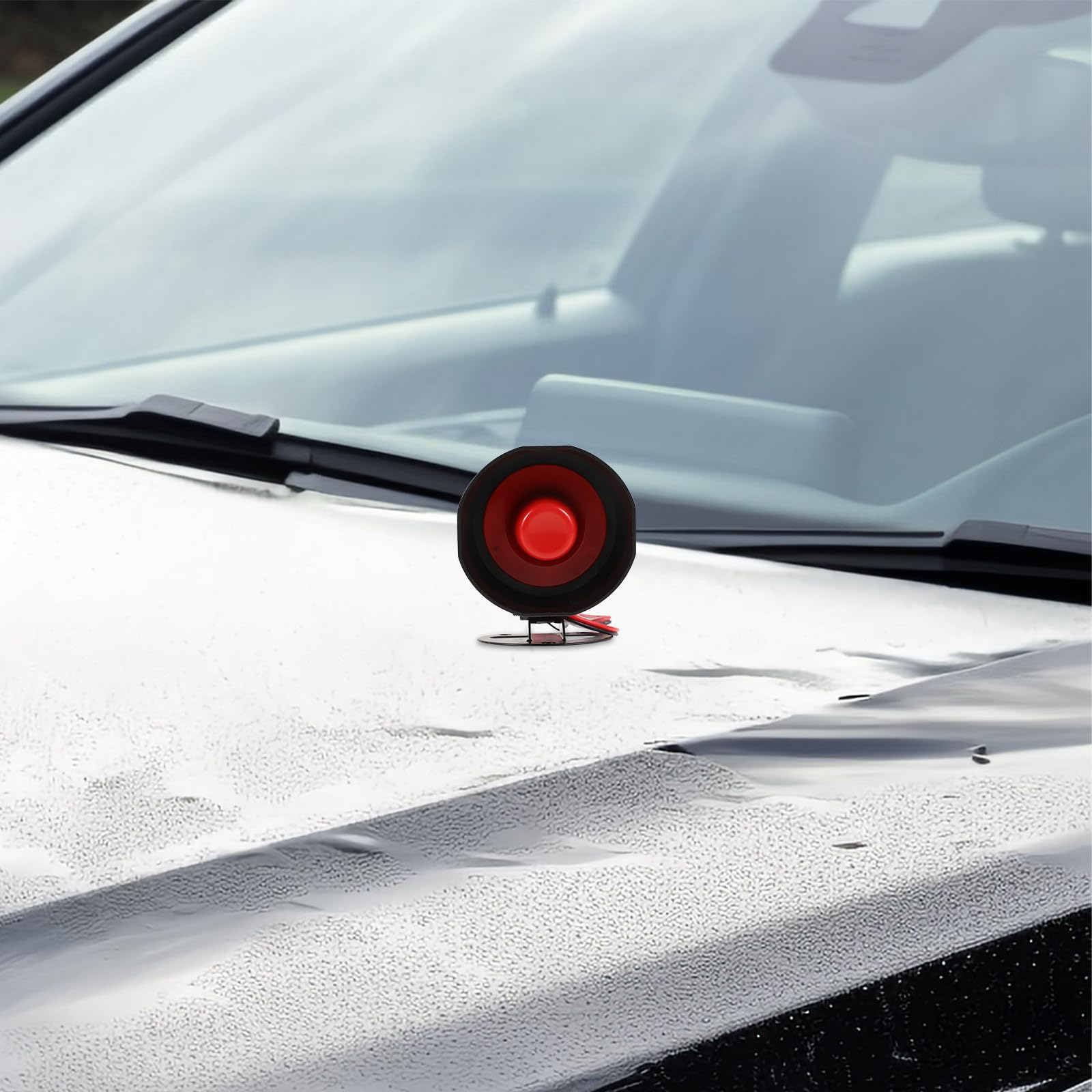 Zerodeko Kit de Démarrage à Distance Automobile Alarme de Voiture et Serrure de Porte sans Clé, Design Convivial en Plastique et Métal Sécurité Renforcée du Véhicule