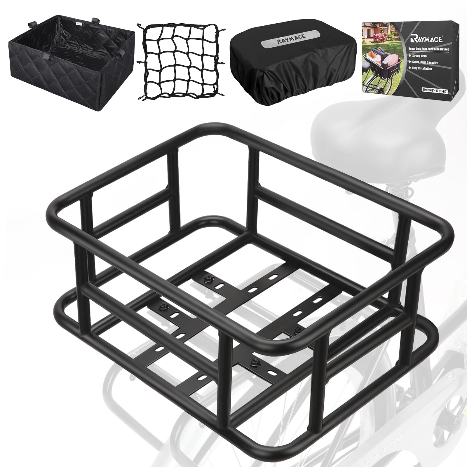 Photo 1 of RAYMACE Rear Rack Bike Basket