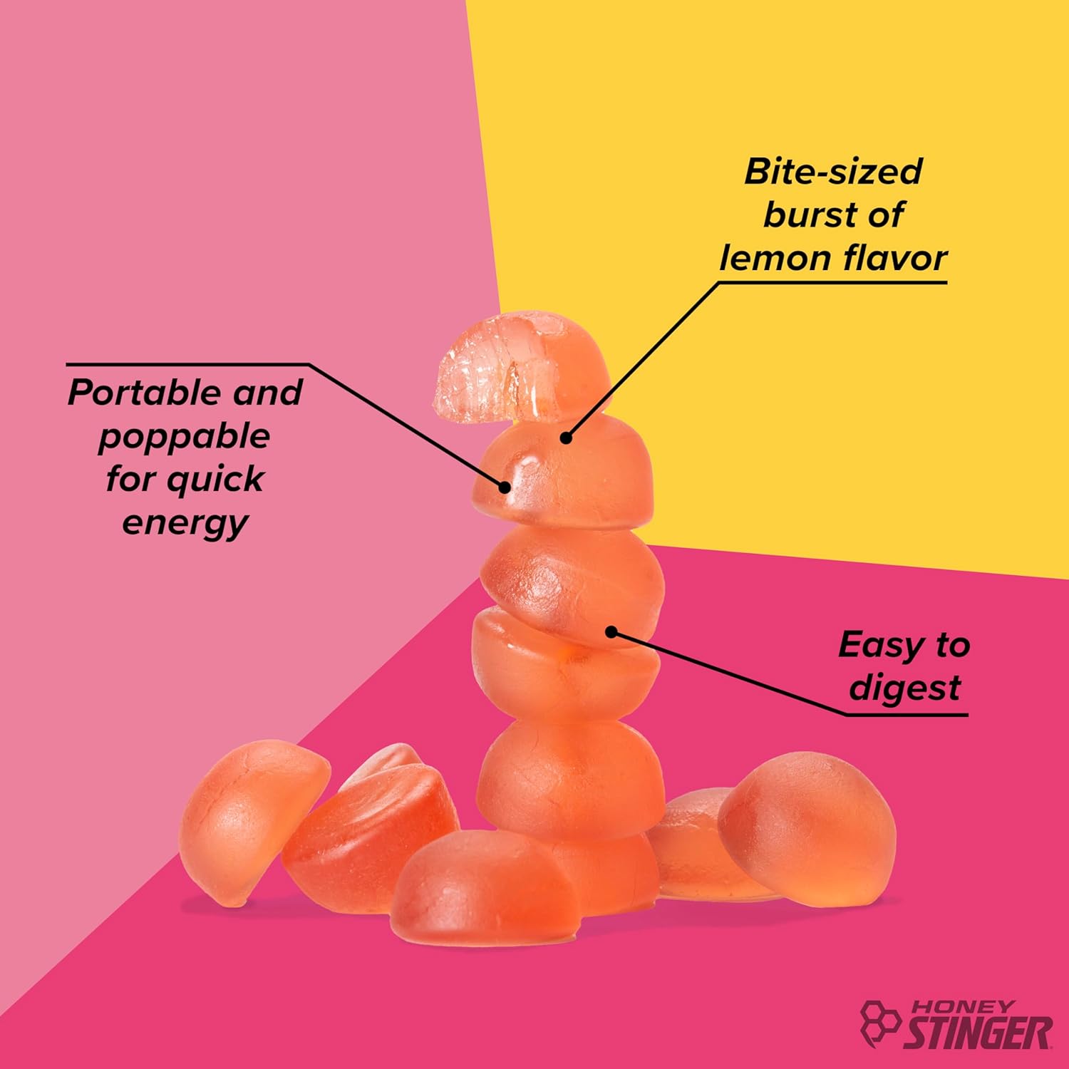 Honey Stinger Organic Pink Lemonade Energy Chews