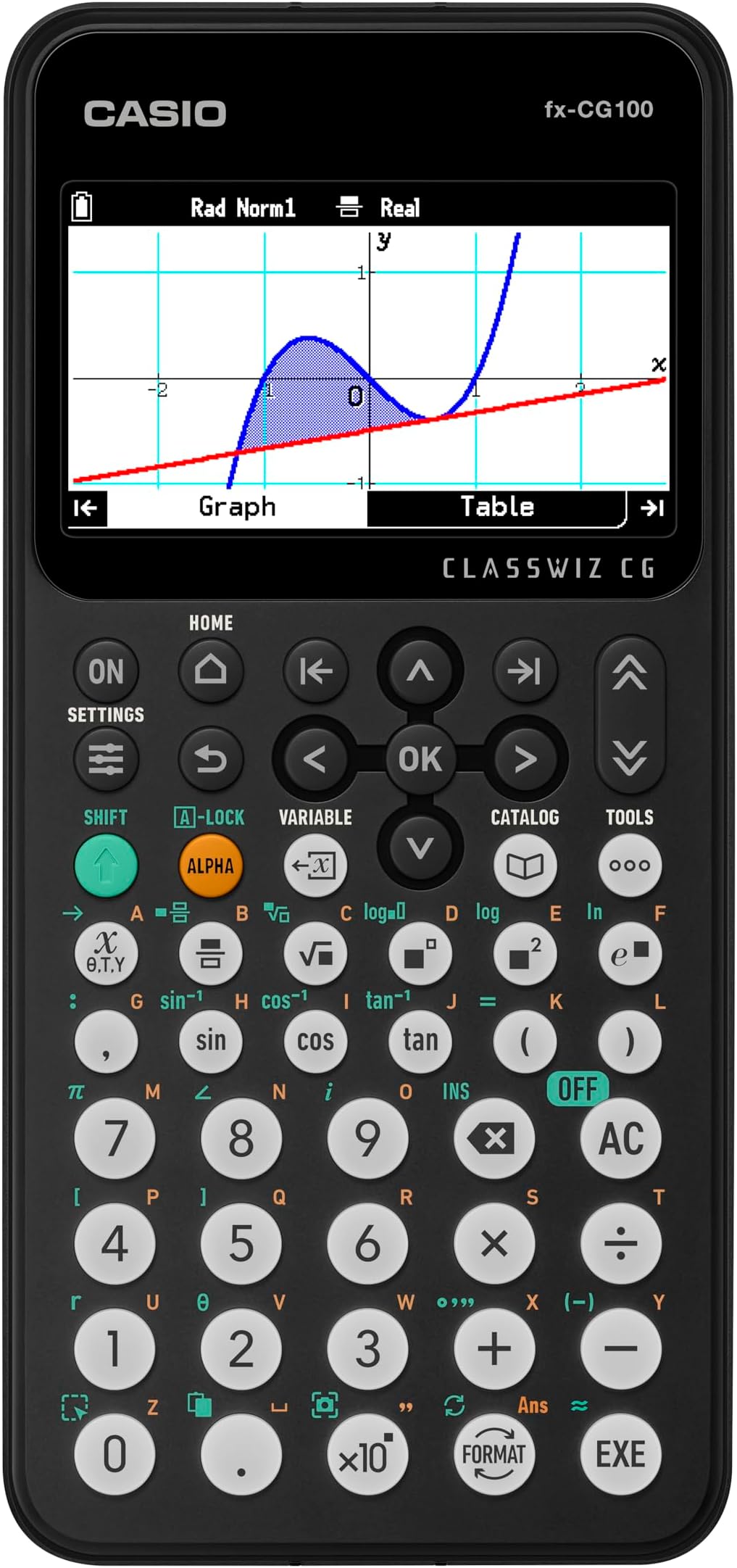 fx-CG100 Colour Graphing Calculator (UK Version) - Upgrade from previous fx-CG50 model
