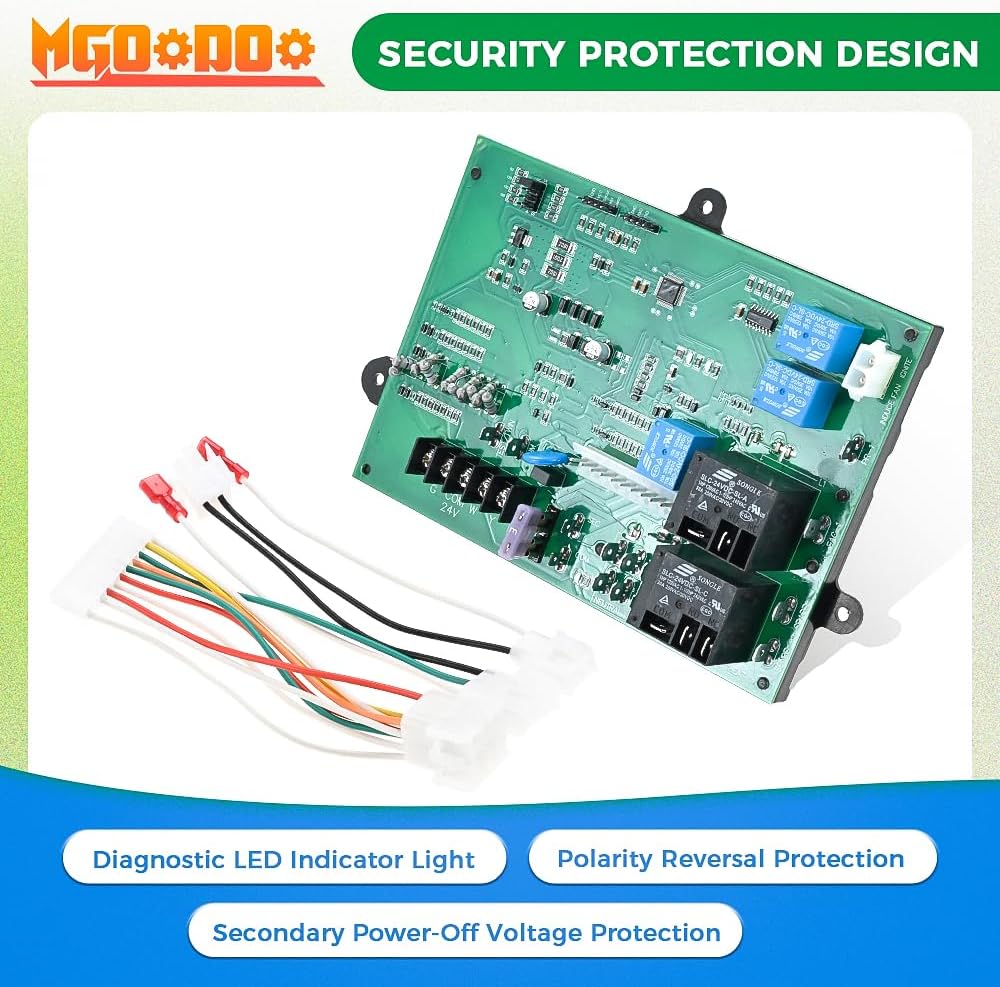 Mgoodoo ICM282A Furnace Control Board Compatible with Carrier Bryant HK42FZ004,HK42FZ007,HK42-FZ008,HK42FZ009,HK42FZ011,HK42FZ013,HK42FZ016 Circuit Board Module