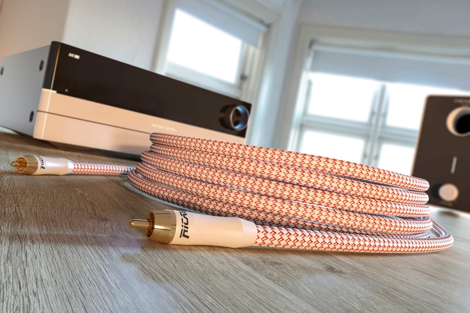 Ricable PB2 Primus Sub 2 MT - High-End Cable Audio Blindado RCA para Subwoofer Alta fidelidad