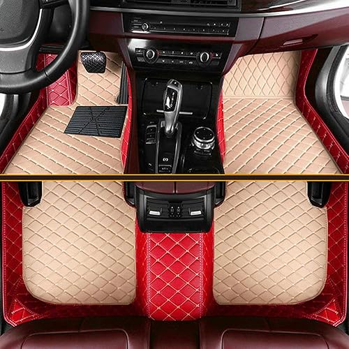 Miniatura 10 de Tapetes de automóvil para el 99 % de los sedán, SUV deportivos, protección para todo tipo de clima, tapetes de cuero impermeables