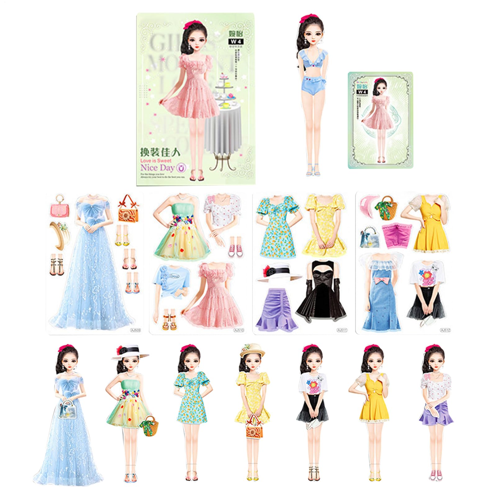 Attraction Figures Set - Majesty Sticker Kit, Card Toy Learning, Resilient Imagination Game Fun, Long-lasting Voyage Vehicle Covey Accessory | Excellent Compact Feature for Children Fun Play