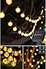 Coverzone Solar Bulb Shaped LED Lighting 8 Meters Long 47 Pieces, 8 Modes Lamp Led Garden, Patio, Poolside Lighting Waterproof (YELLOW Daylight) [Energy Class A]