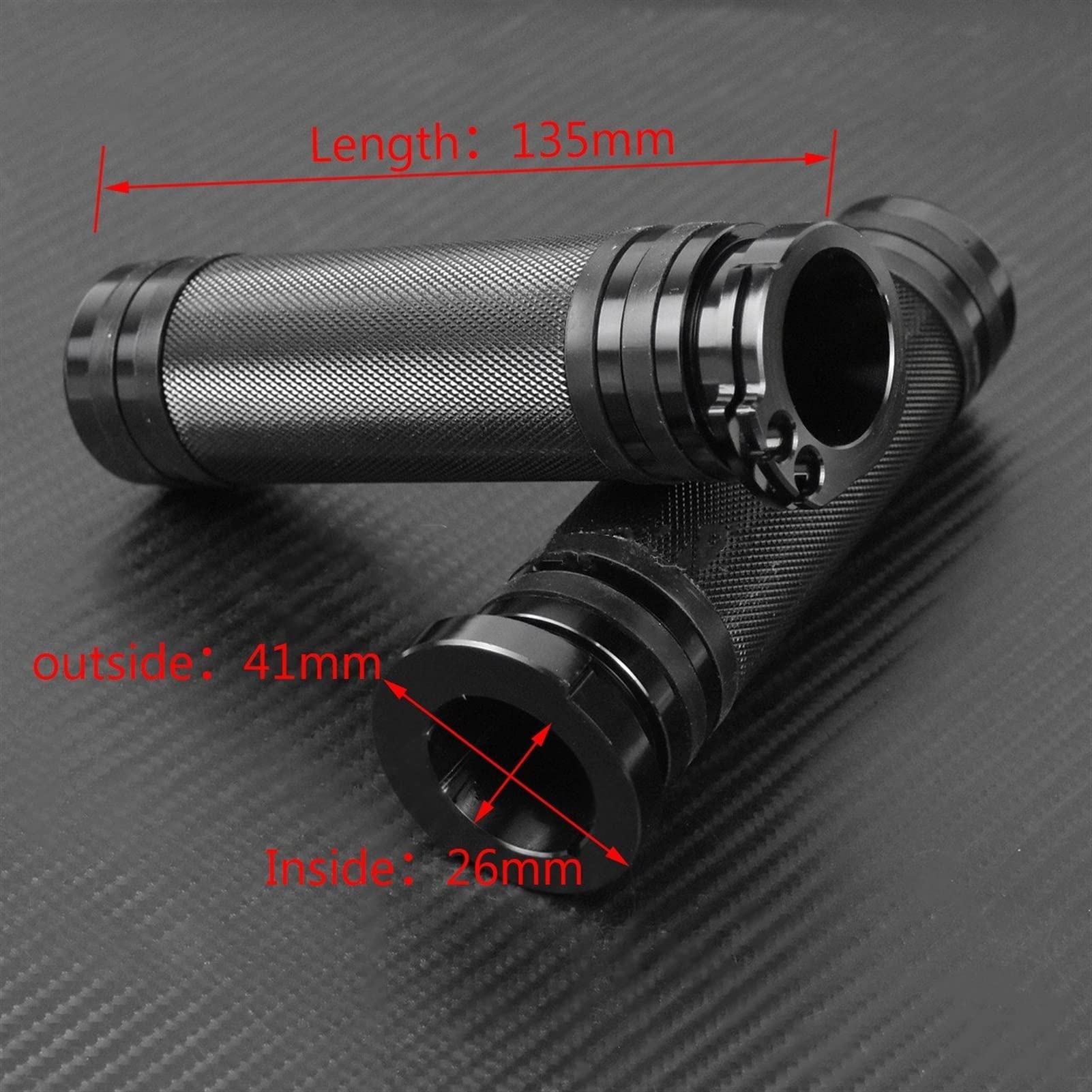 Rollergriff Motorrad Lenker 1 "25mm Racing Lenker Handgriffe Für Harley Sportster 883 1200 XL VRSC Touring Dyna Softail Custom