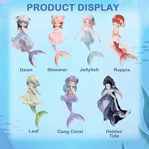 Miniatura 2 de BEEMAI Antu Tidal Secret Language Mermaid Series 1PC 112 BJD Muñecas Lindas Figuras Coleccionables Regalo de Cumpleaños