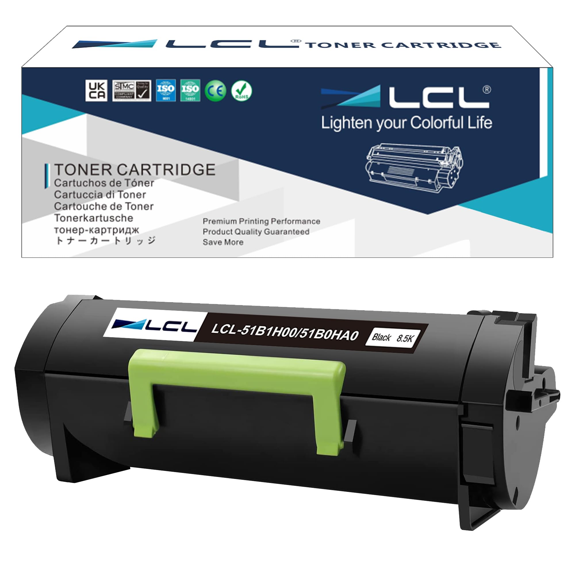 LCL 51B1H00 High Yield Remanufactured Toner Cartridge Replacement for Lexmark 51B1H00 Toner for MS417 MS417DN MS517 MS517DN MS617 MS617DN MX417