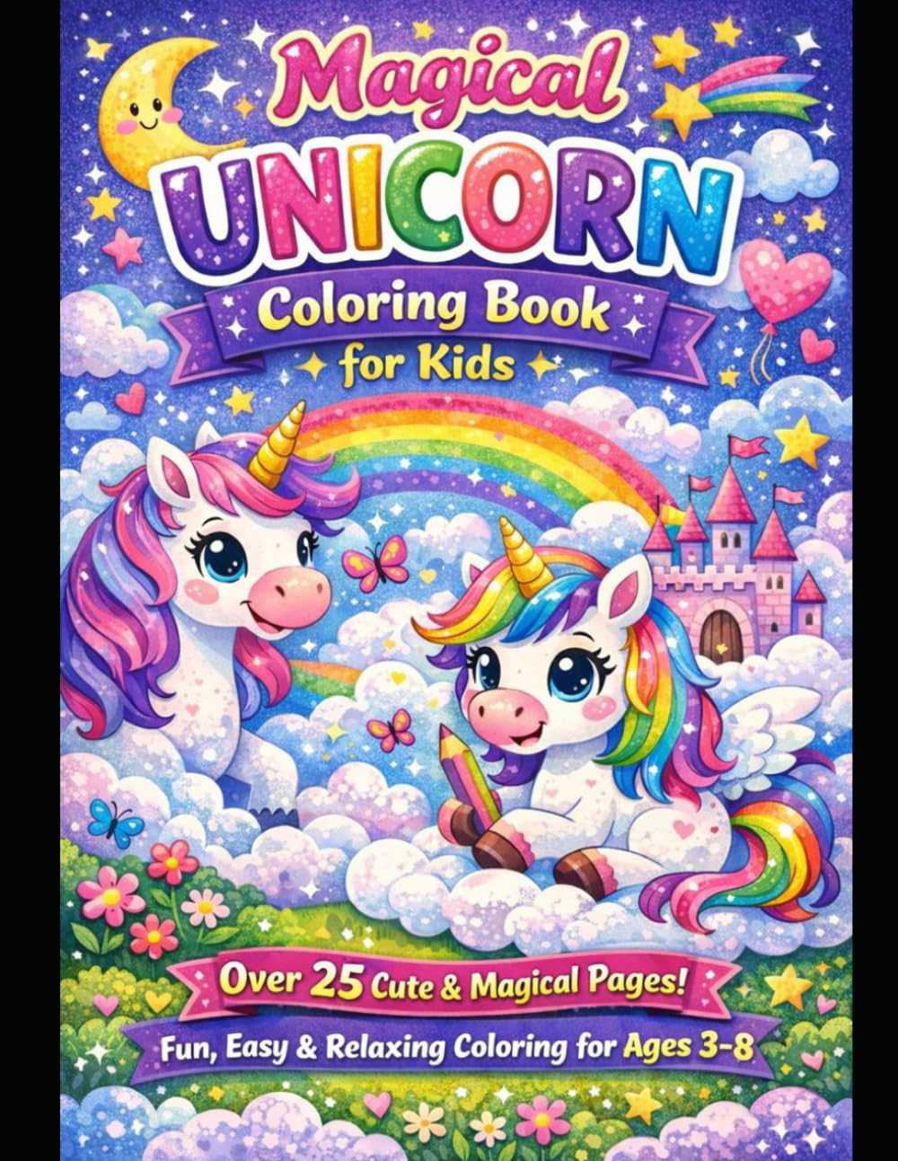 My First Unicorn Coloring Book: Fun, Easy & Relaxing Unicorn Coloring Pages
