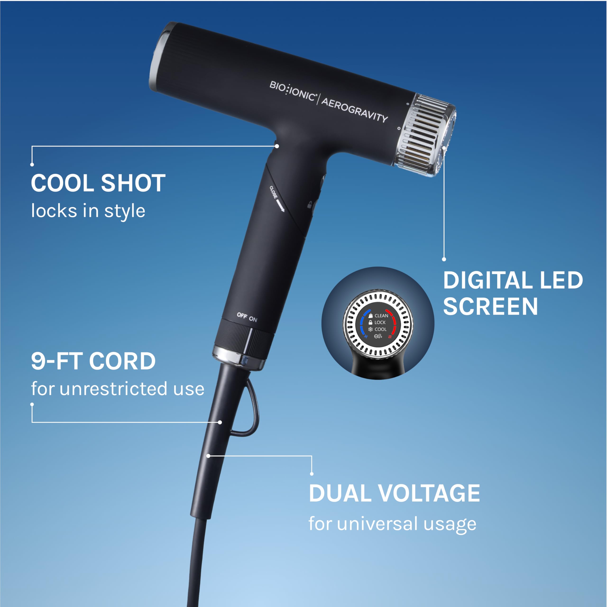 Bio Ionic Hair Dryer - Lightweight & Frizz-Free -5