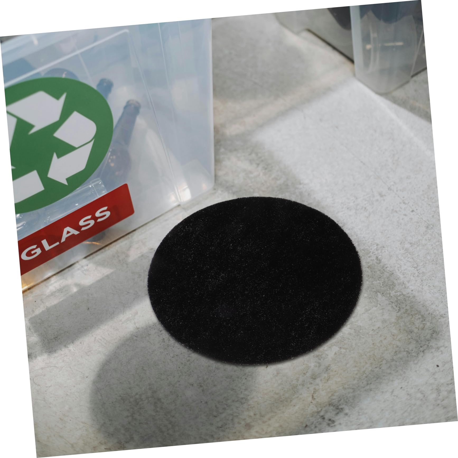 MAGICLULU 30 Piezas Filtro de Cubo de Compost de algodón Absorbe olores Filtro Acuario Filtro de Basura Accesorio de filtración de Basura Almohadillas de Filtro de Tanque de Agua Salada