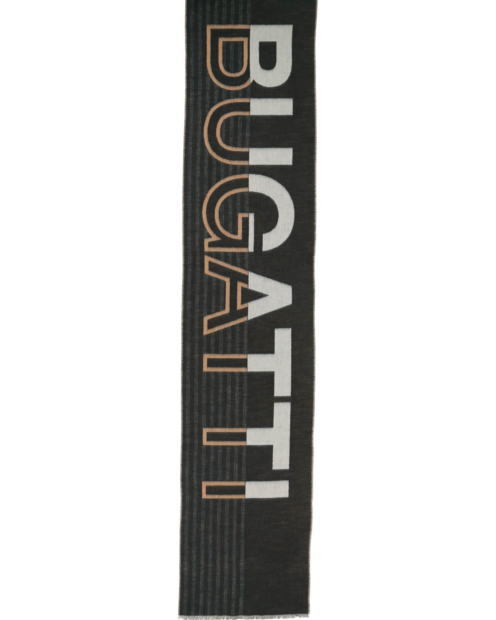 bugatti sciarpa da uomo con scritta - 35 x 200 cm - morbida sciarpa invernale per le giornate fredde