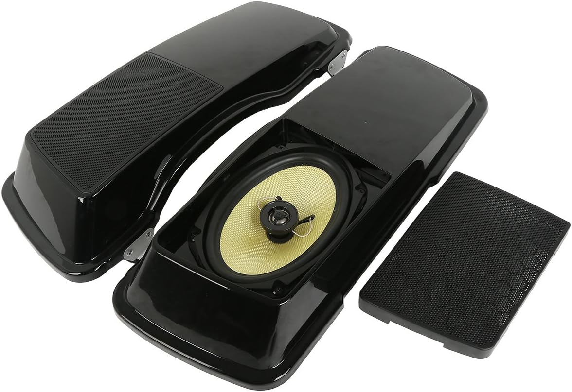 Juego de Tapas de Alforja con Parlantes 6x9 para Harley 1994-2013