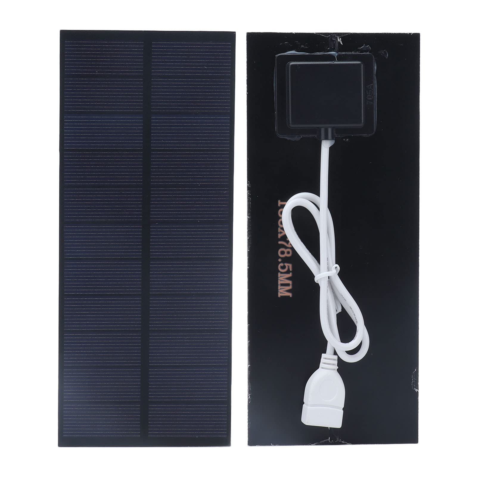 Solar Panel Kit 2 5W 5V Monocrystalline Silicon Solar Panel for Mobile Phone Charging 188x78 5mm High Efficiency Portable Charger