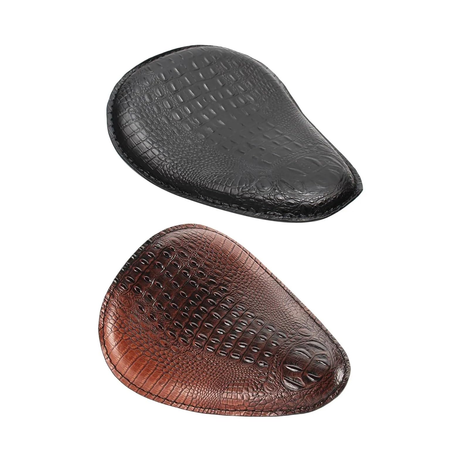 Coprisedile moto Cuscino del sedile per moto Sella piatta Cafe Racer in pelle universale per Su&zuki Bobber Chopper Cuscino per sedile per moto Cuscino comfort