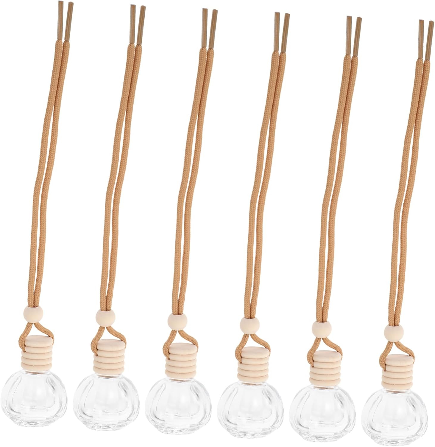 Halloween Season Car Fragrance Diffuser Bottle 6pcs 10ml Glass Wood