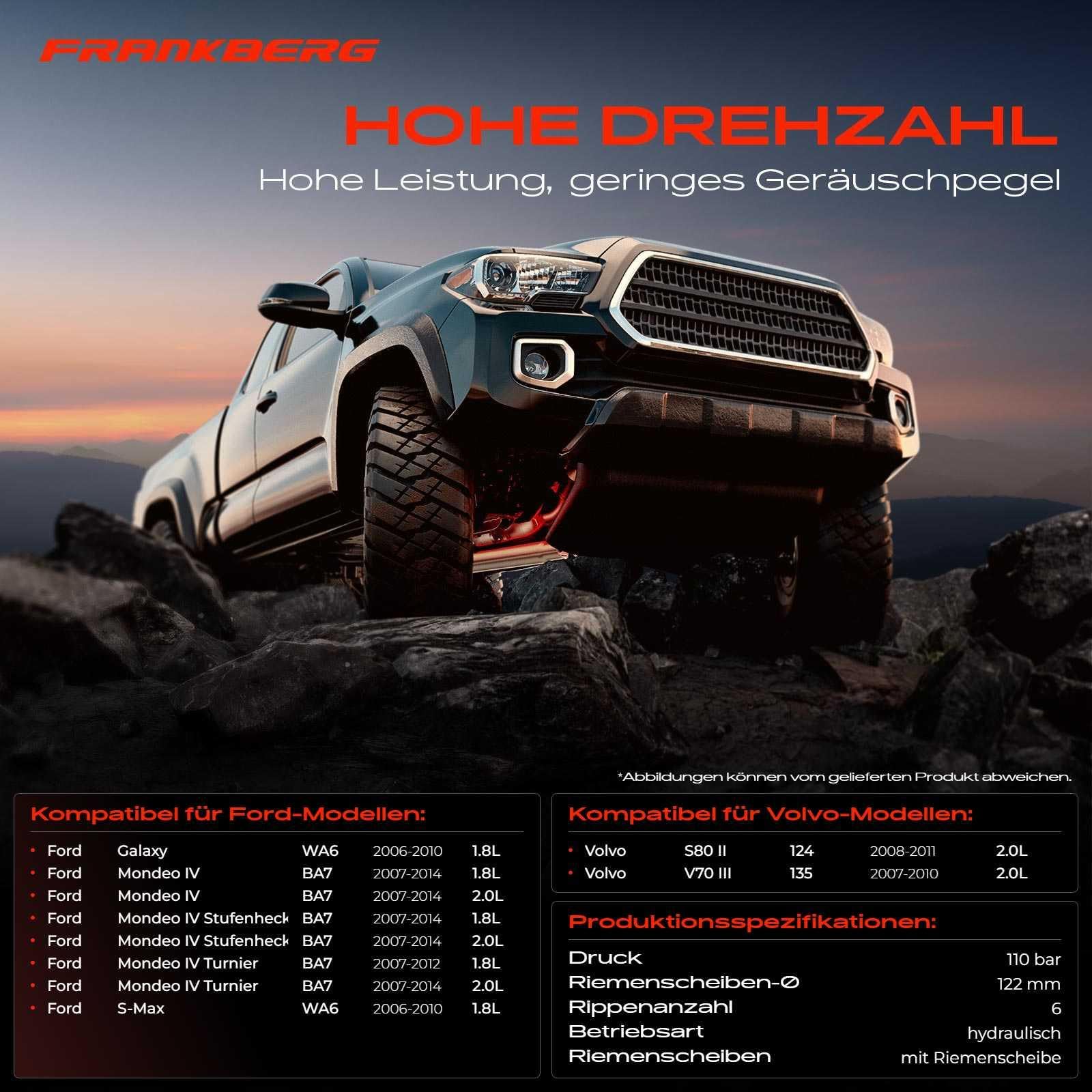 A-Premium Pompe De Direction Assistée Compatible Avec Dodge Journey