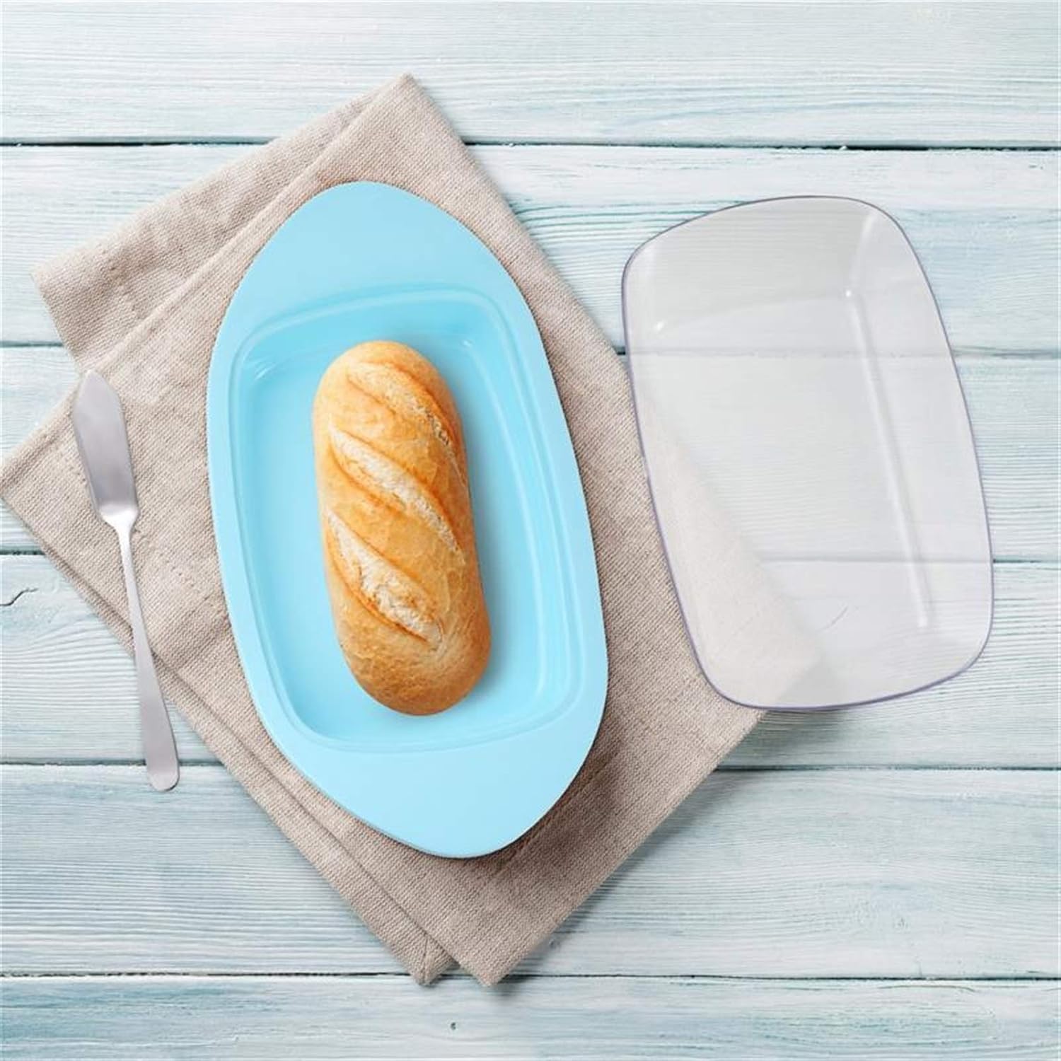 butter dish 1 Set Cheese Butter Serving Storage Dish Airtight Butter Container Preservation Box with Lid Premium Butter Dish with Easy Grip Handle Butter Plate (Color : Green)
