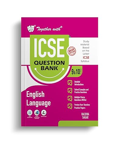 Together with ICSE Question Bank Class 9&amp;10 English Language for 2024-25 Board Exams (Chapterwise &amp; Topicwise)