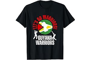 Official Guyana Amazon Warriors T-Shirt: Show Your Support in Style