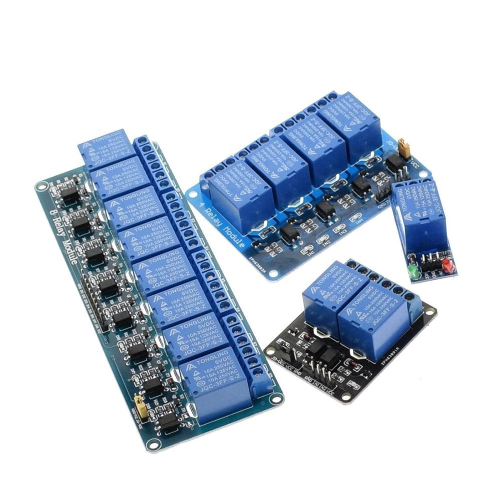 1 Uds 5v 12v 24v 2 4 Módulo de relé 8 canales con optoacoplador. Salida vías(6 Channel Relay 12v)
