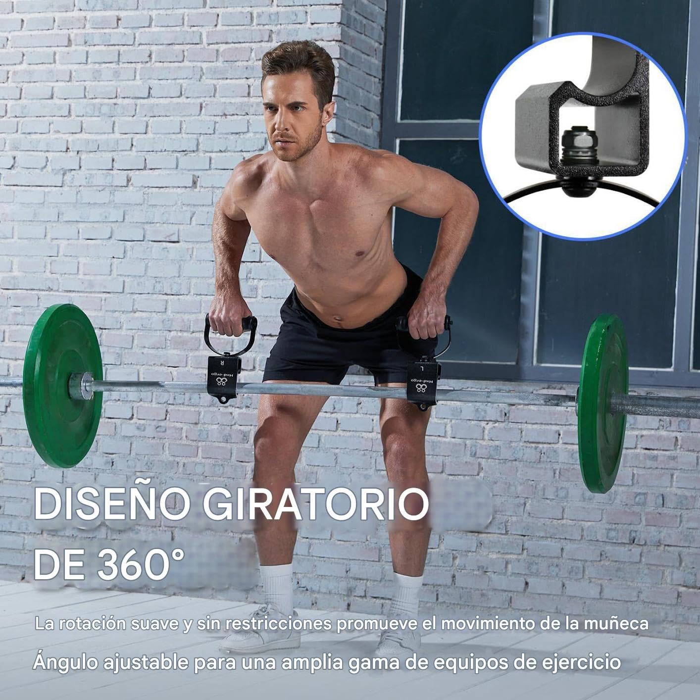 Genérico Impugnature da Palestra, Antiscivolo Ad Alta Resistenza,Manici per Macchina del Cavo da Palestra | per Atleti Donne Uomini Adulti Bar Puleggia Resistenza