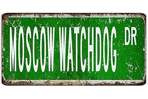 Basement Watchdog Country Metal Sign Moscow