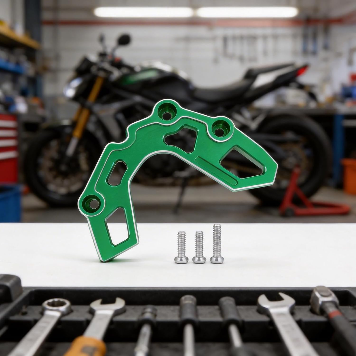 Impacts Resistance Skid Plate Guard Rails Motorcycle Roll Cages Protectors Designed Specifically for KLX110 KLX110L Bikes Motorcycle Roll Cage Chassis Cover Front Sprocket Guard