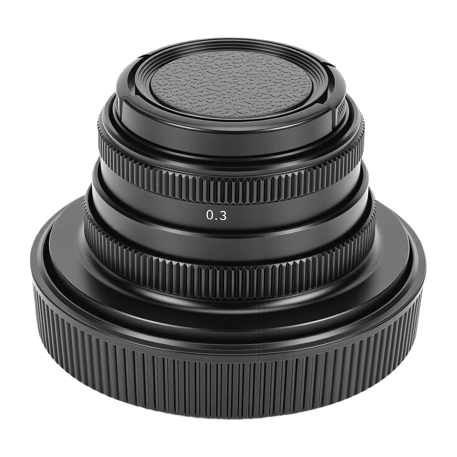 Fabater Obiektyw z ręczną regulacją Ostrości, Szerokokątny Obiektyw Stałoogniskowy 25 Mm F1,8 APS C z dużą przysłoną, Kompaktowy ze Stopu Aluminium z 8 Listkami Przysłony i powłoką UMC dla R7 R10