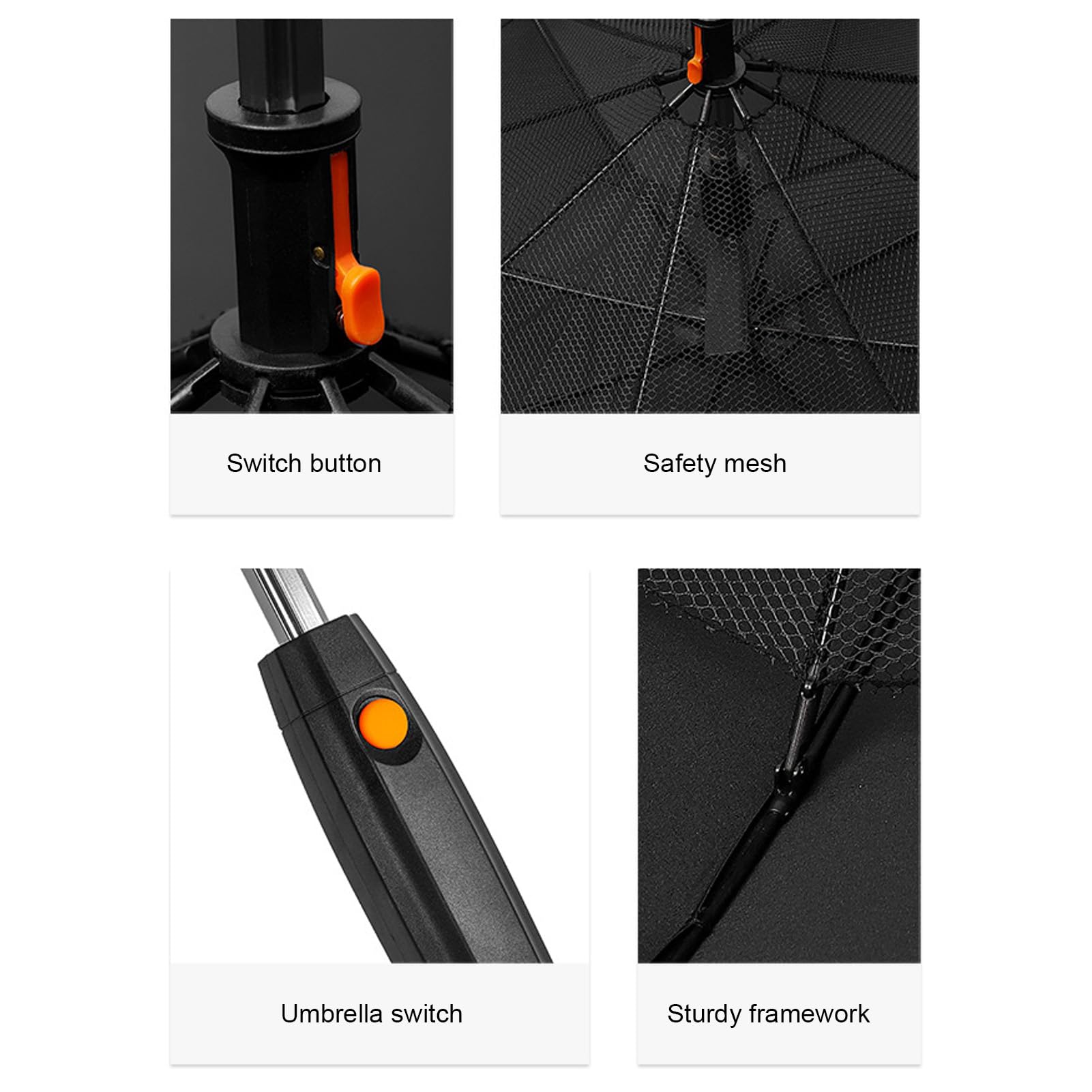 Sonnenschirm mit Eingebautem Ventilator und Sprühnebel, UPF 50+ UV-blockierender Regenschirm, für Sommer, Kühlung, Strand, Beschlagen von Umberlla, Batteriebetrieben