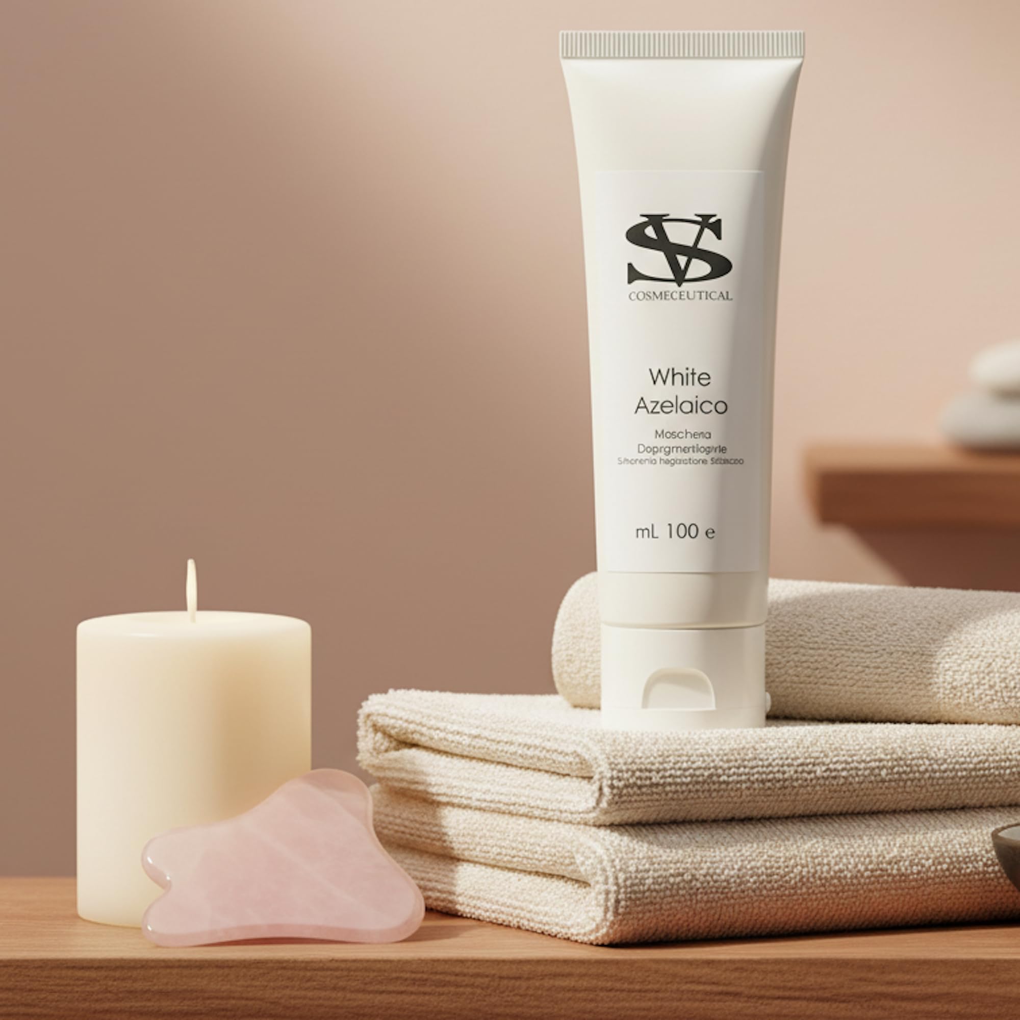 Seev Cosmeceutical Maska Biała | Kwas Kogiczny i Kwas Azelainowy Wysoce Rozjaśniający Reguluje Produkcji Sebo Plamy i Tłustej Skóry 50 ml