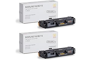 106R04347: 2-Pack Eaxiu High Capacity Xerox B205 Toner - 3,500 Pages