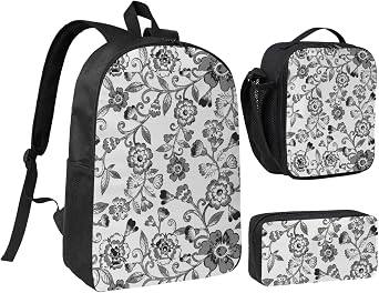 Everyday Carry 3 In 1 Backpack Set Lunch Tote And Small Organizer Pouch