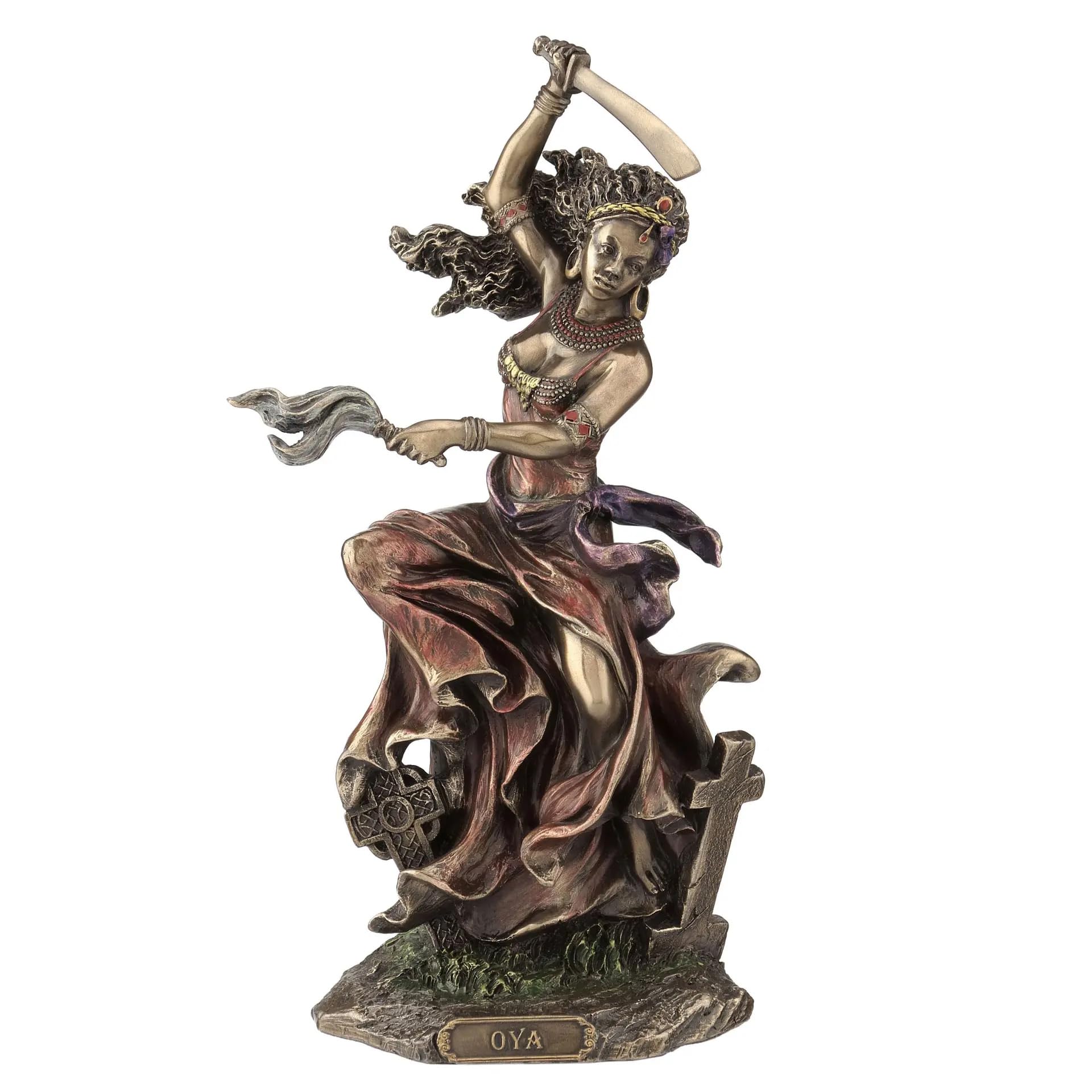 WU OYA African Goddess of Wind, Storm & Transformation Statue