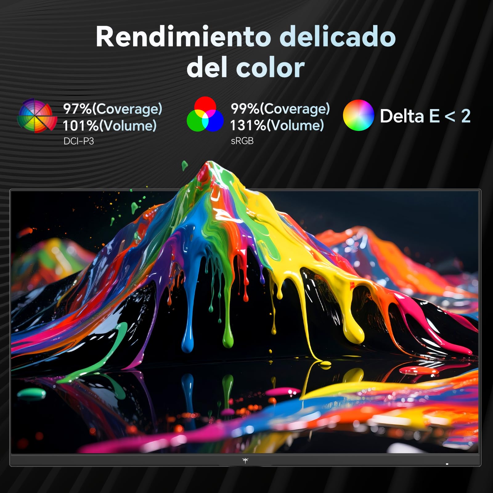 KTC Monitor Gaming 27 Pulgadas | 2K@200Hz | Altavoces Integrados | Fast IPS Panel | Tiempo de Respuesta 1ms (MPRT) | Brillo de 450 CD/m², HDR400 | Adaptive Sync | 131% sRGB, 97% DCI-P3, ΔE＜2 | Blanco