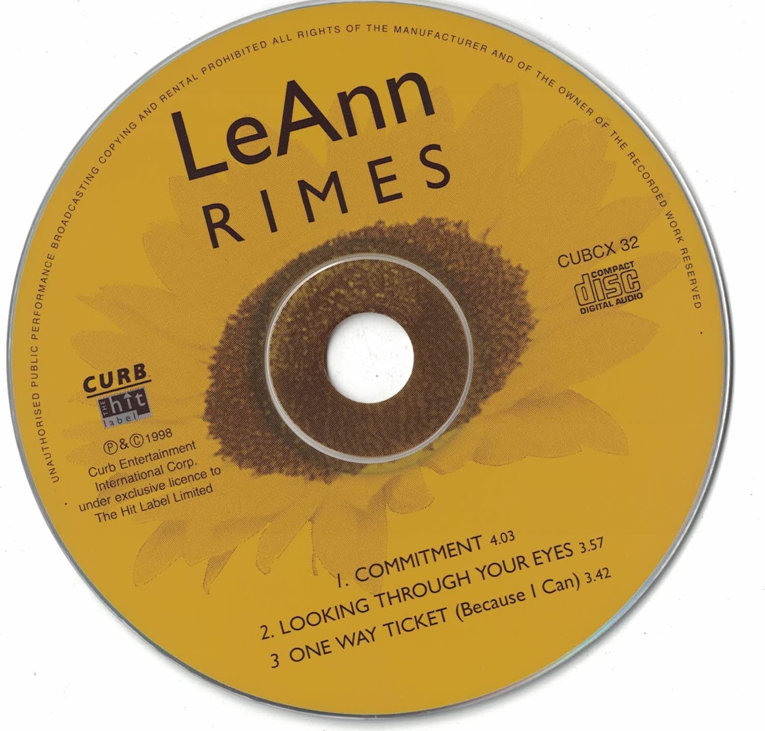 Looking Through Your Eyes / Commitment [Audio CD] Rimes, Leann