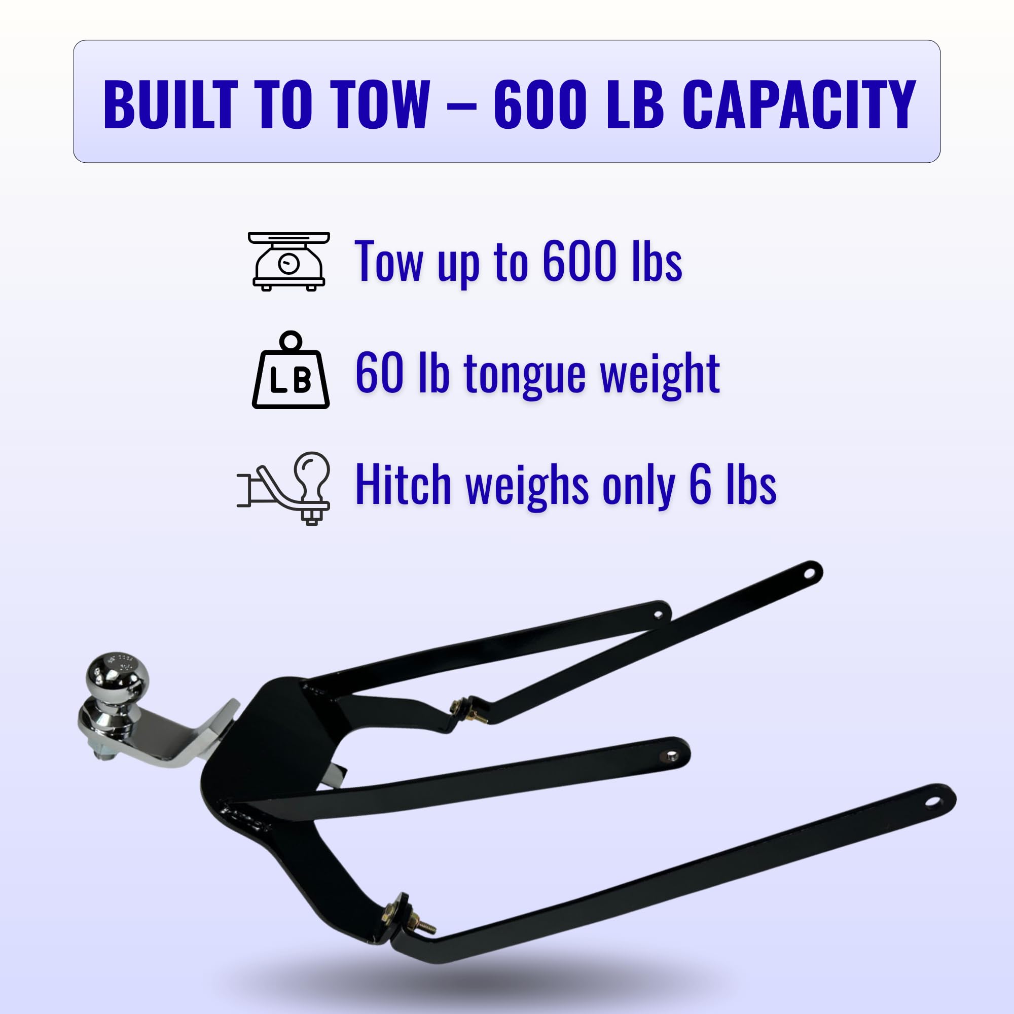Amazon.com: Hidden Trailer Hitch Fits Harley 2014–2024, 1-7/8