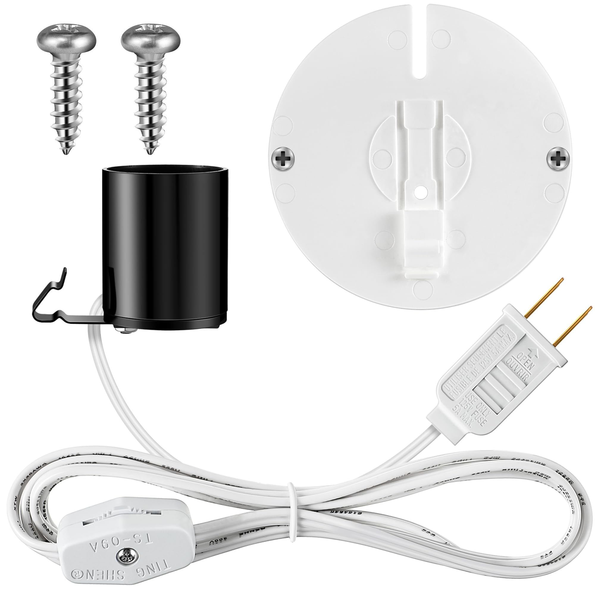 Meonum Blow Mold Light Kit Replacement, E27 E26 Single Light Cord