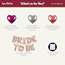 SpecialYou.in Bride to be Decoration Set with Rosegold Bride to be Foil Balloon & Heart Foil Balloon, Bachelorette Party Props, Bride To Be Props for Bachelorette Party Decorations for Bride- 41 Pcs gallery image