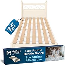Meliusly Twin Bunkie Board 38x75 - Heavy Duty Vertical Wood Bed Slats