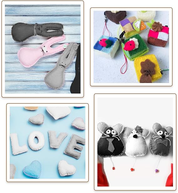 12 Pcs Felt Sheets, 8