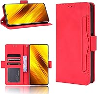 Vista 6 de Funda para Xiaomi Poco X3 NFC, funda para Xiaomi Poco X3 MZB07Z2IN / Poco X3 NFC Funda Flip PU Cuero Marrón