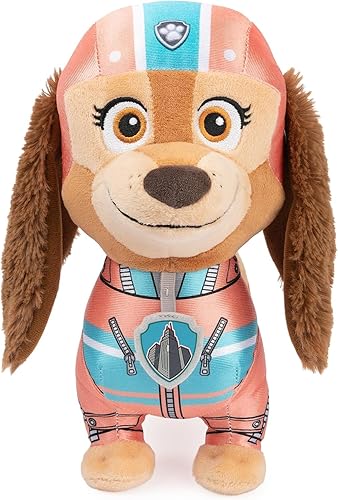 Miniatura 5 de Patrulla Canina personalizada en posición heroica de pie, animal de peluche prémium para edades de 1 año en adelante, 12 pulgadas (libertad