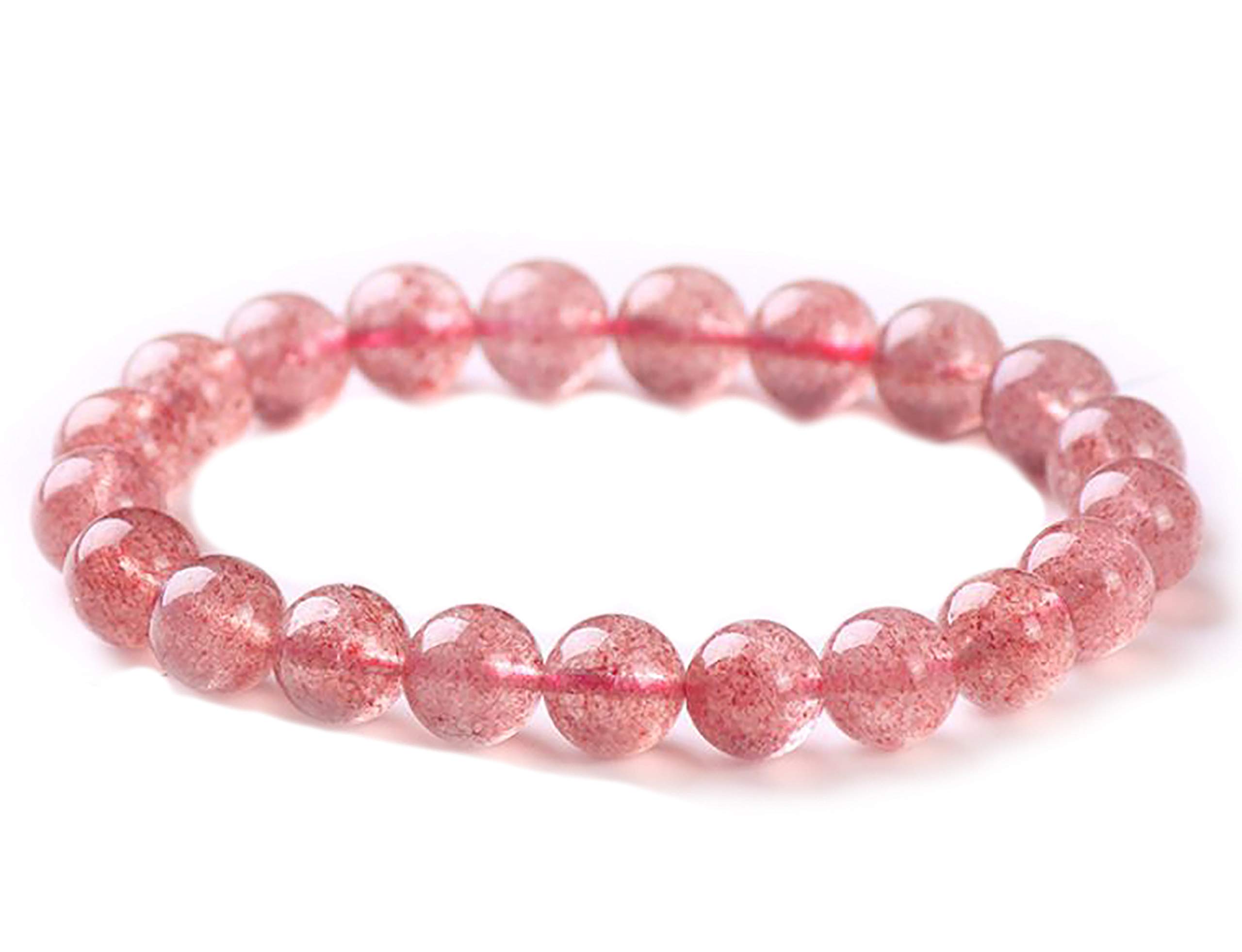 Alex's Wish List Natural Genuine Semi-Precious Gemstone Round Beads Bracelets | Natural Quartz Healing Bracelets