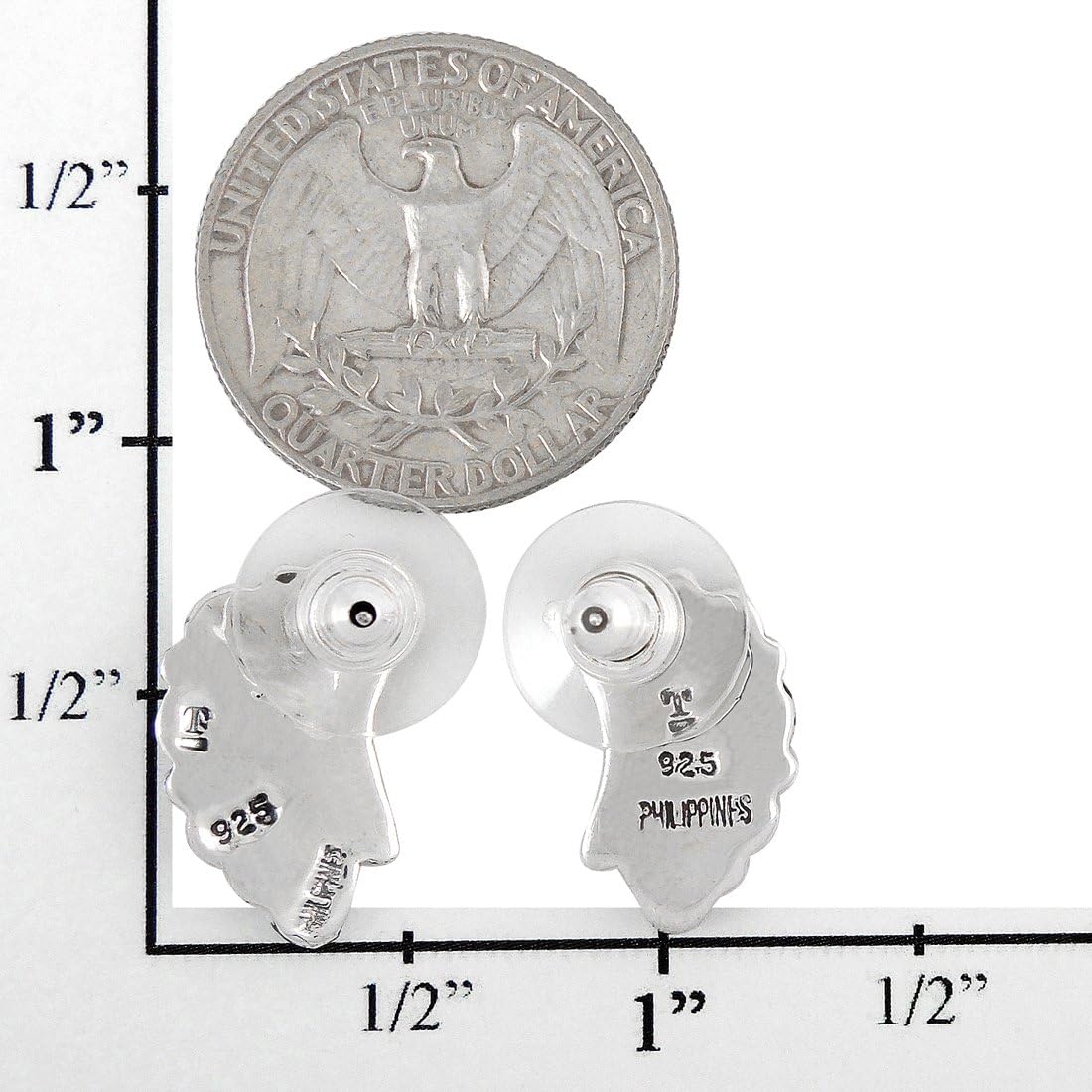 Turquoise Earrings 925 Sterling Silver & Genuine Gemstone - Image 4