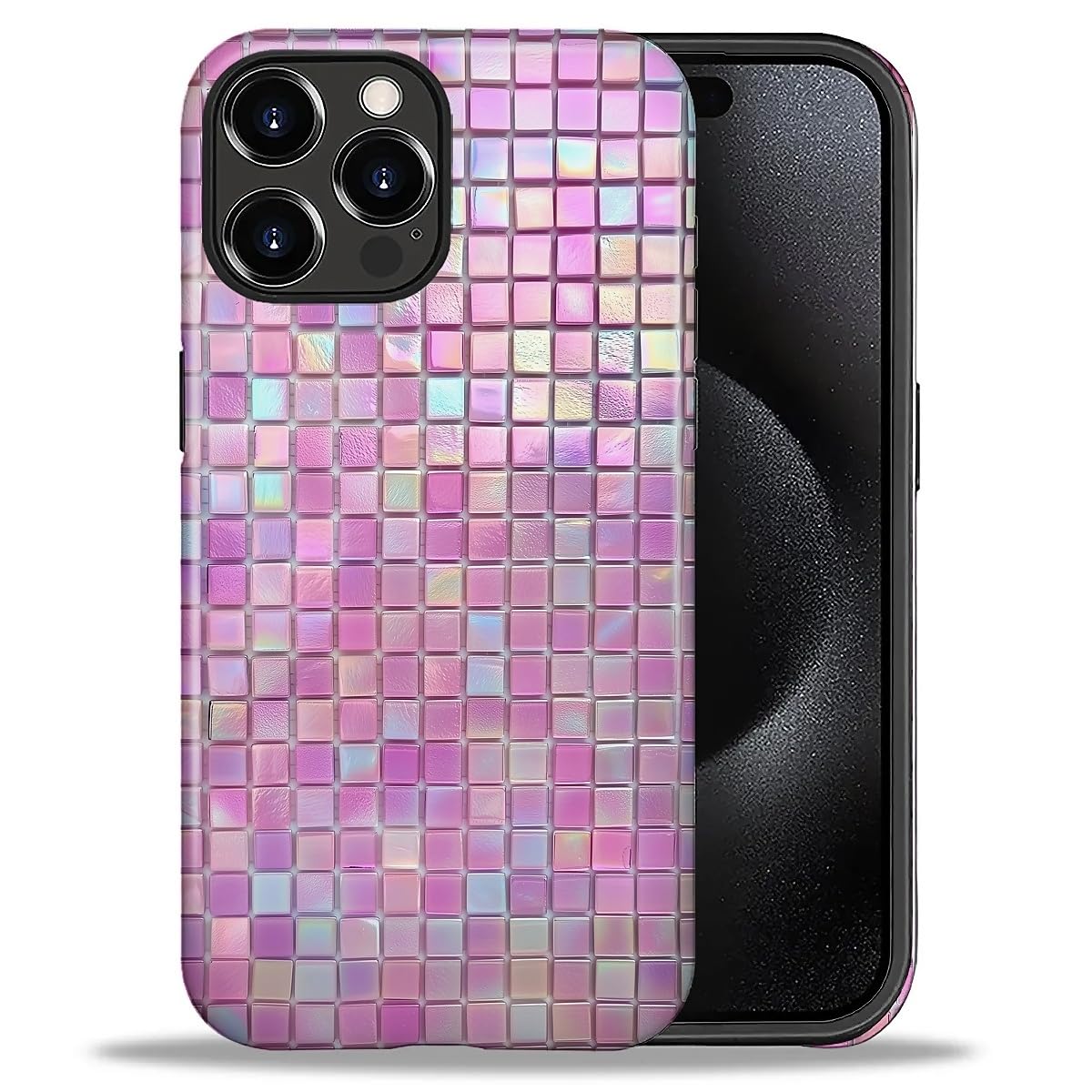 Coque iPhone 16 Pro résistant aux chocs DAIZAG verre mosaïque - 8