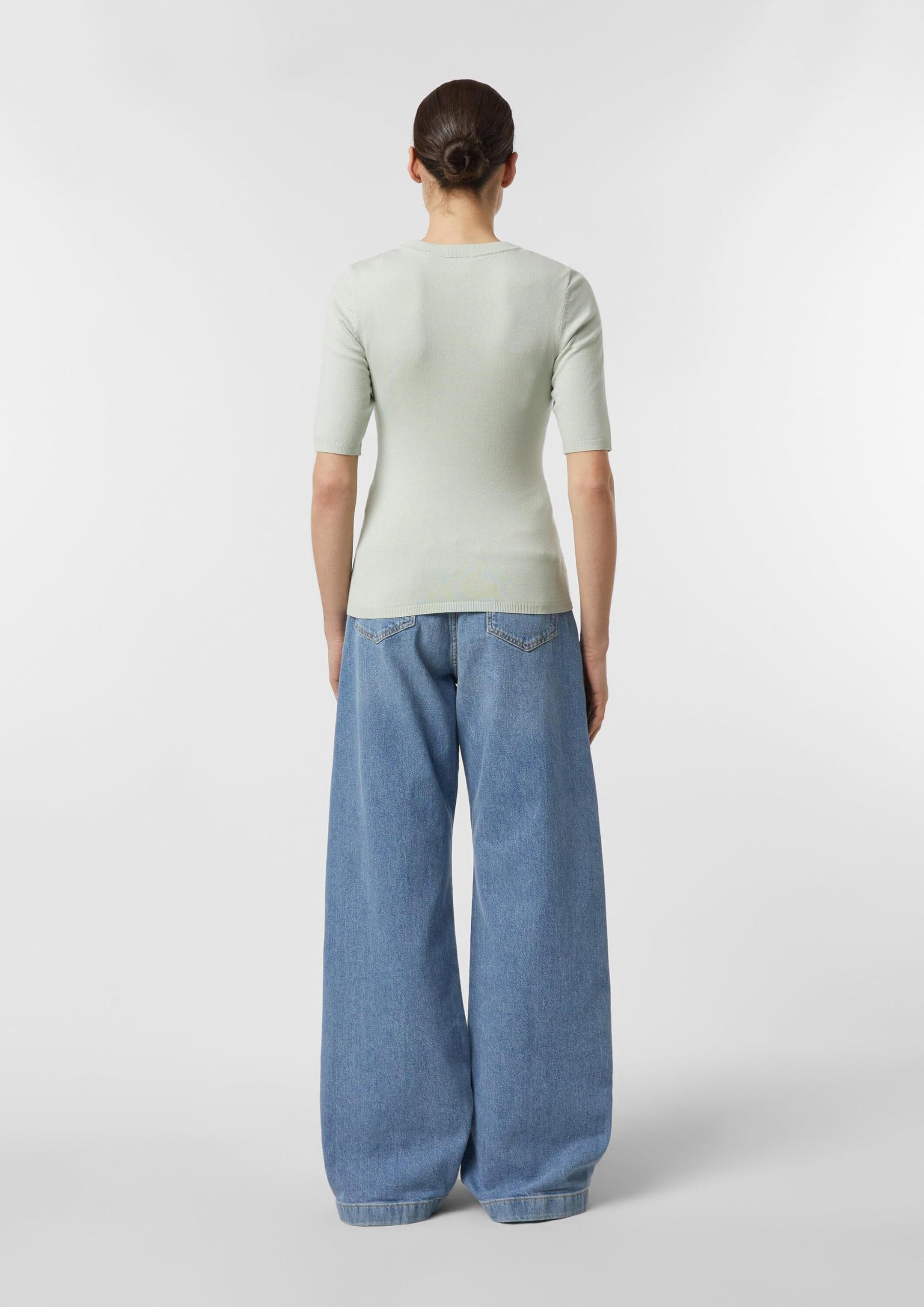 Comma Kurzarmpullover Slim Fit